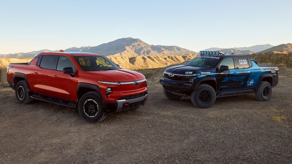 Chevy Silverado EV Trail Boss e il concept elettrico ZR2 da 1.100 CV