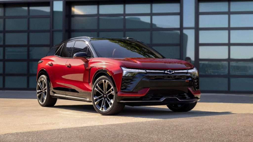 chevrolet blazer ev anteriore