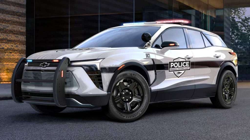chevrolet blazer ev polizia