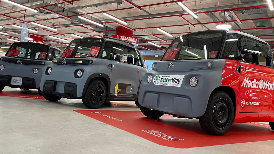 Citroën e MediaWorld insieme per promuovere la mobilità sostenibile con Ami – 100% ëlectric