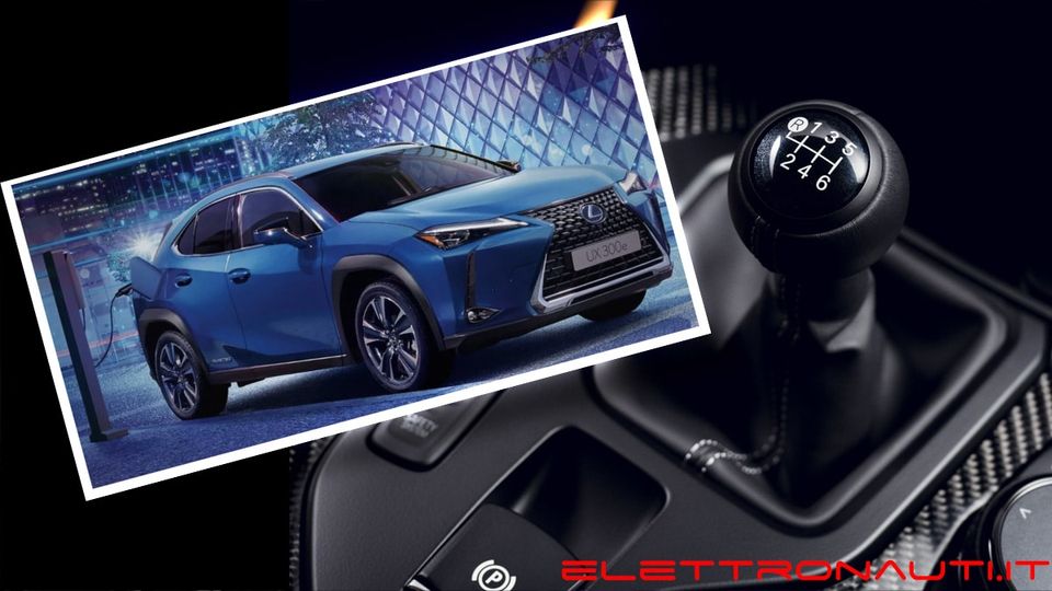 Lexus UX 300e - l’elettrica con il cambio manuale