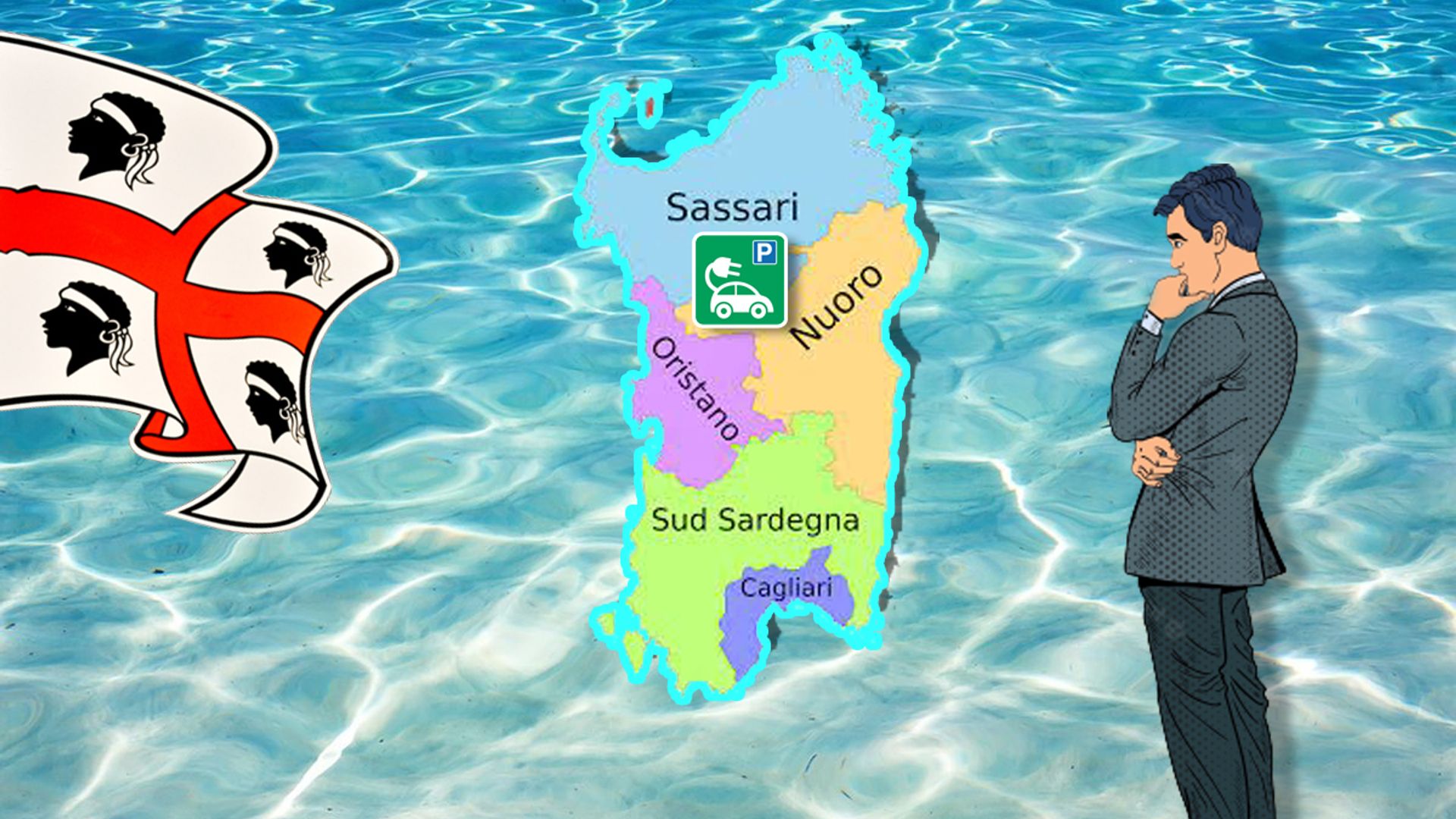 È da pazzi andare in vacanza in Sardegna con l’auto elettrica?