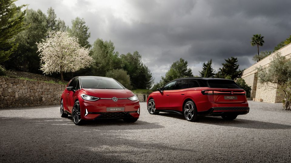 volkswagen id3 gtx e id7 gtx tourer