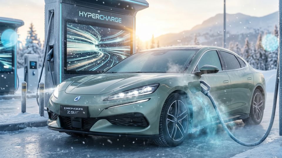 BYD Denza Z9GT sorprende tutti, ricarica fino al 97% in 12 minuti anche a -30°C