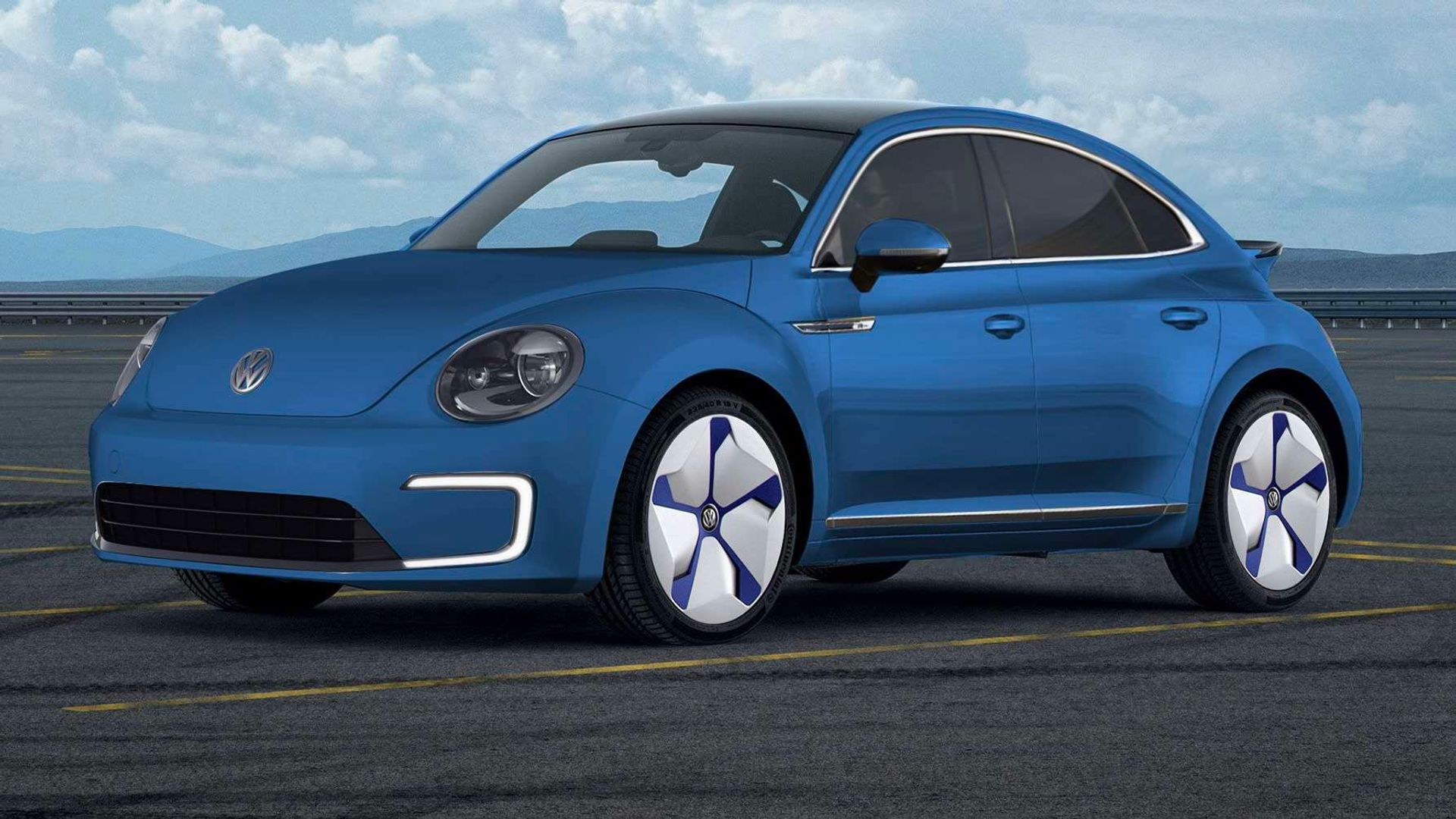 Volkswagen e-Beetle render