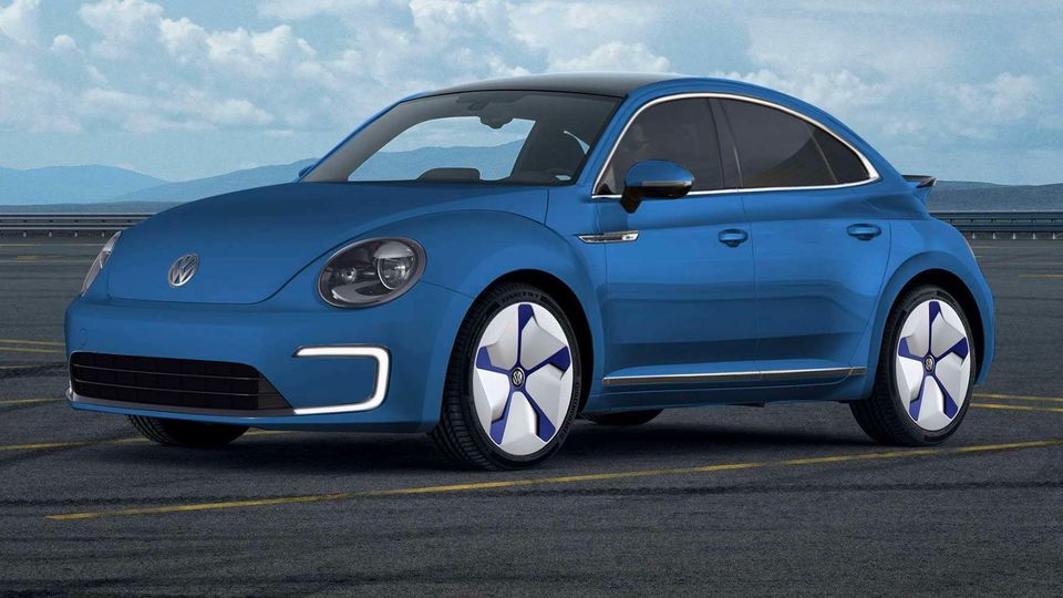 Volkswagen e-Beetle render