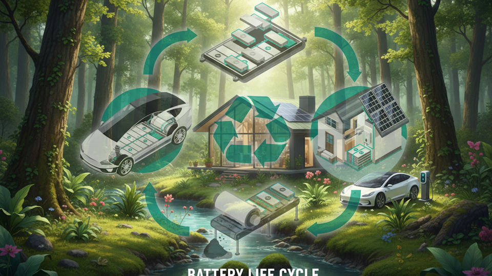 Riciclo batterie auto elettriche: 70 miliardi entro 2040