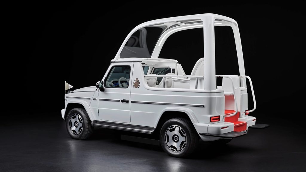 Un nuova Mercedes Classe G Elettrica  per Papa Francesco | Elettronauti.it