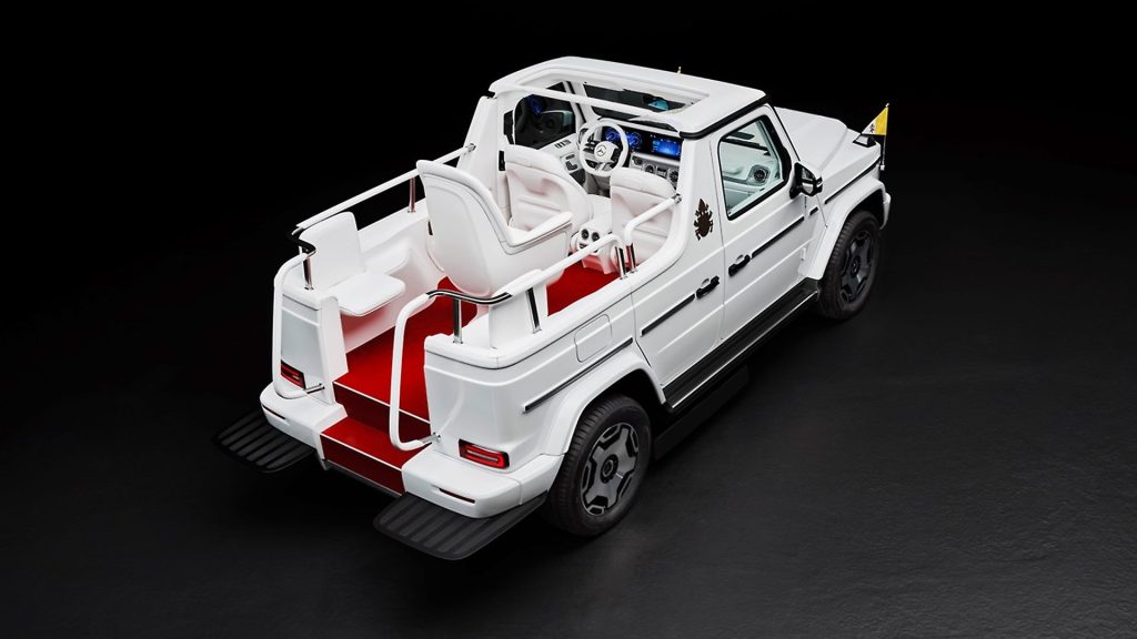 Un nuova Mercedes Classe G Elettrica  per Papa Francesco | Elettronauti.it