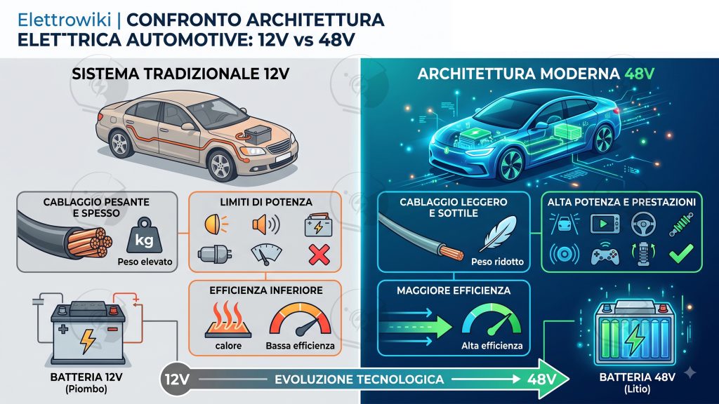 Differenze tra sistemi a 12V "tradizionali" e i nuovi sistemi a 48V | Elettronauti.it