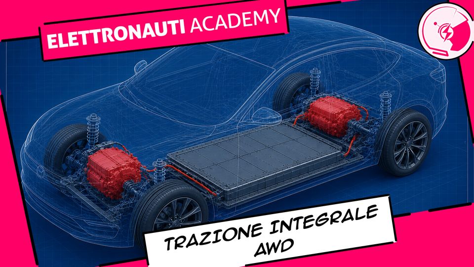 Blueprint con un'auto a trazione integrale