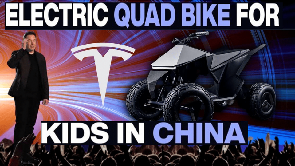 Tesla lancia il suo Cyberquad for Kids in Cina!