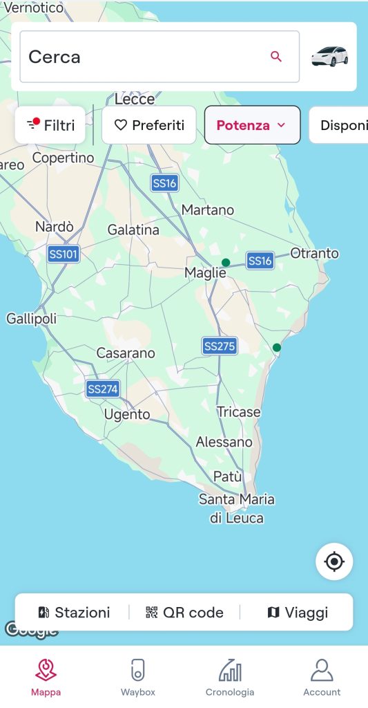 Dall’app Enel-x: postazioni veloci vs totali nel basso Salento | Elettronauti.it
