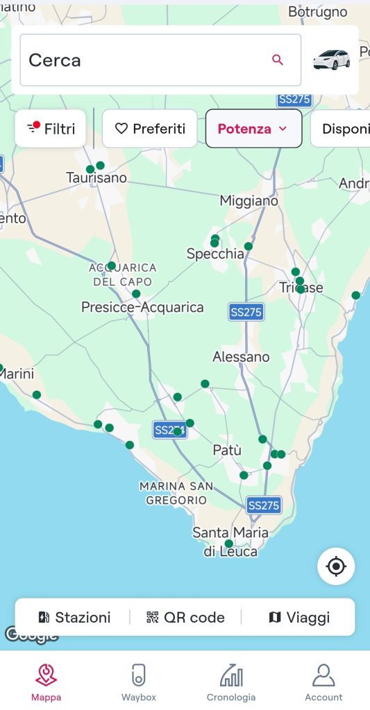Dall’app Enel-x: postazioni totali nel basso Salento | Elettronauti.it