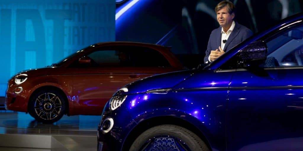 Fiat porta il suo veicolo elettrico più venduto negli Stati Uniti. Ci auguriamo che l'entusiasmo del CEO Olivier Francois aiuti a conquistare gli americani. | Elettronauti.it