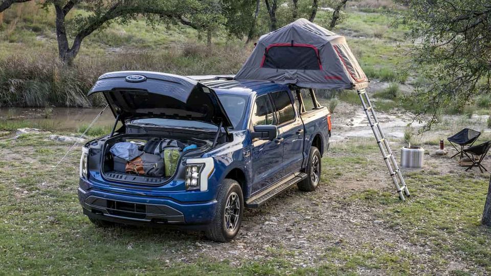Ford elabora la modalità campeggio definitiva per il suo prossimo pick-up elettrico