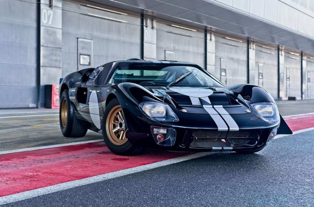 Ford GT 40 elettrica anteriore