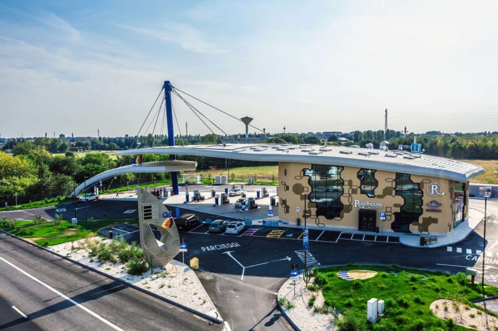 Stazione di ricarica Q8 a Paderno Dugnano - Elettronauti.it
