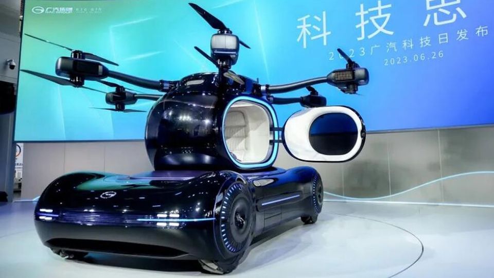 GAC rivela per la prima volta il suo prototipo di auto volante