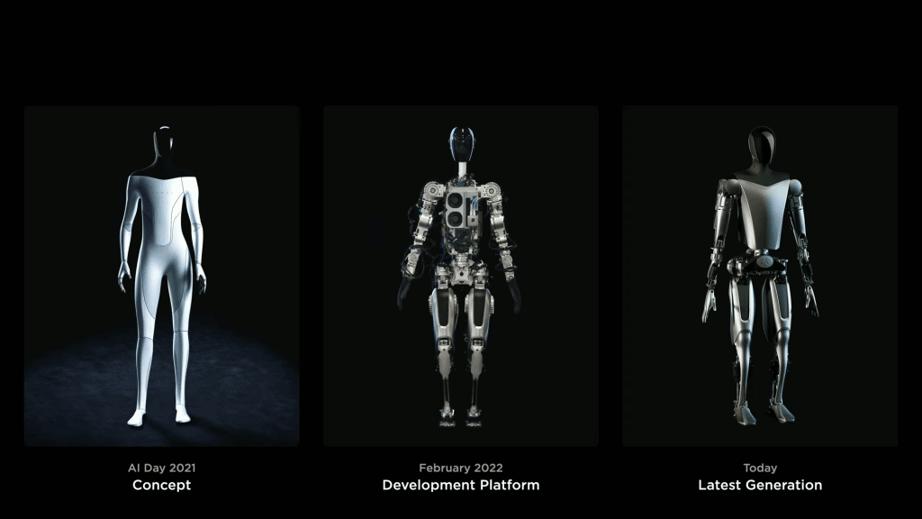 Tesla Optimus Generazioni | Elettronauti.it