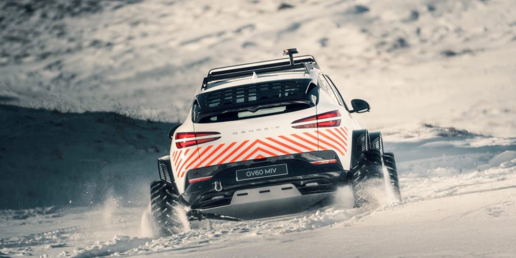 La Genesis GV60 MIV è un'auto elettrica che scala le montagne | Elettronauti.it