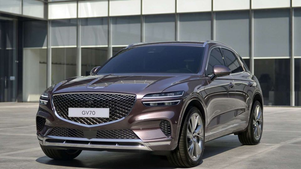 genesis gv70 anteriore