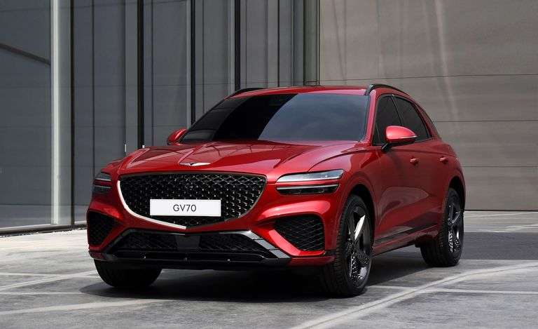 genesis gv70 anteriore