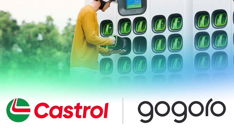 Gogoro - Castrol electric scooter go station