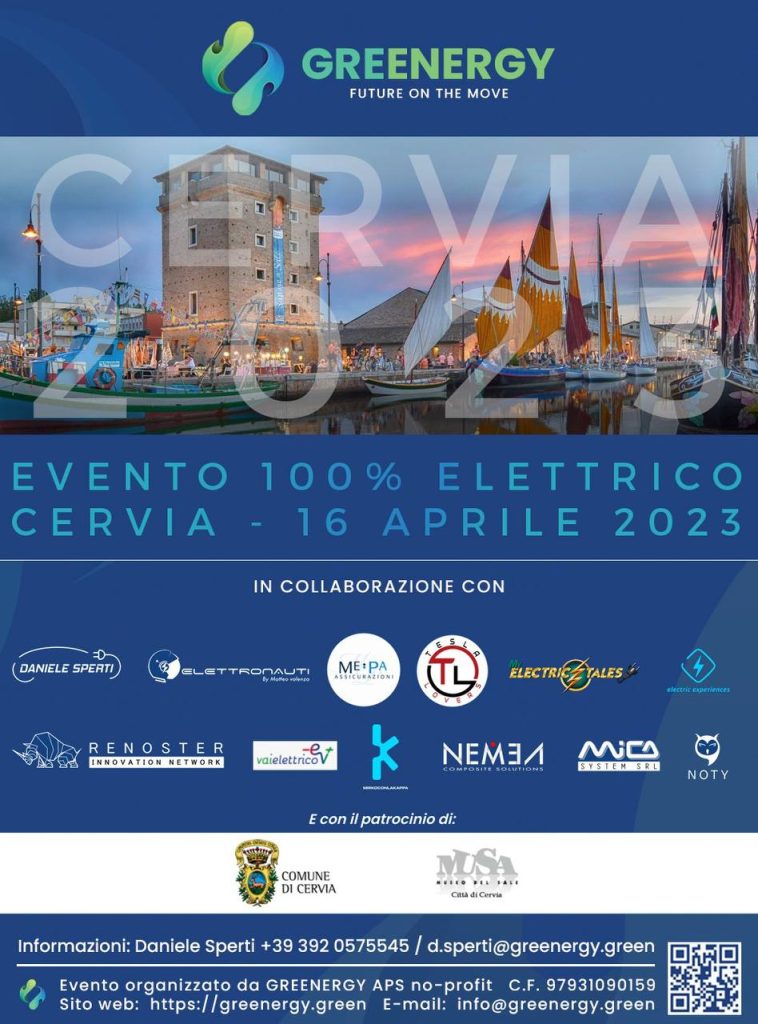 Greenergy 2023 - Ci vediamo il 16 Aprile a Cervia | Elettronauti.it