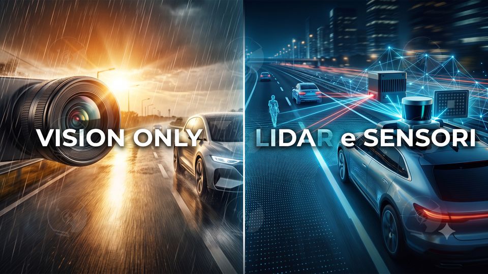 Vision Only vs LiDAR e sensori