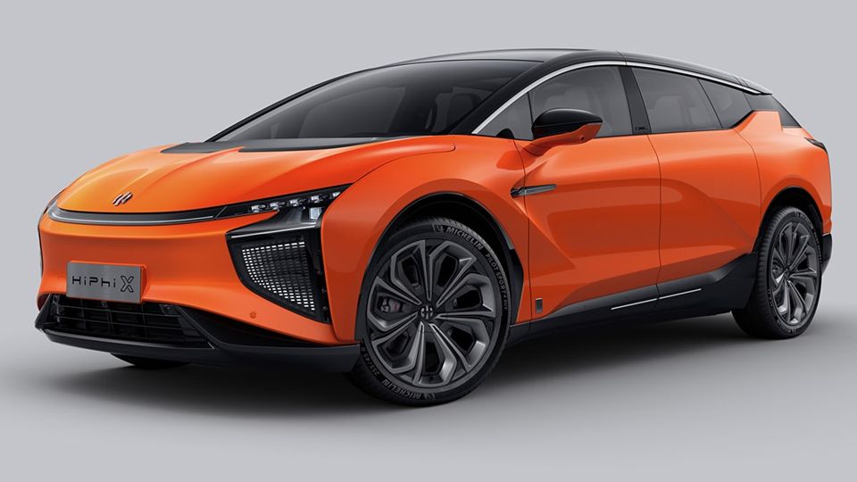 HiPhi X - il lussuoso SUV 100% elettrico Cinese in arrivo in Europa