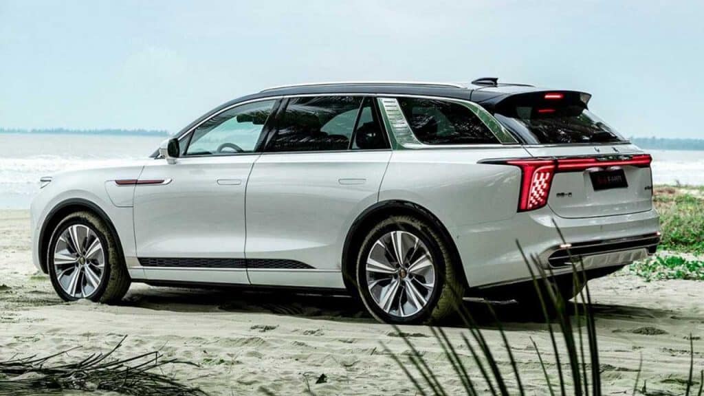 Hongqi E-HS9 Posteriore