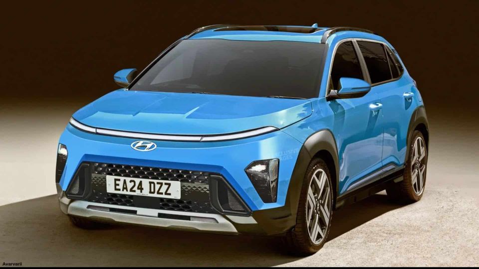 Hyundai Kona SX2 Anteriore Render