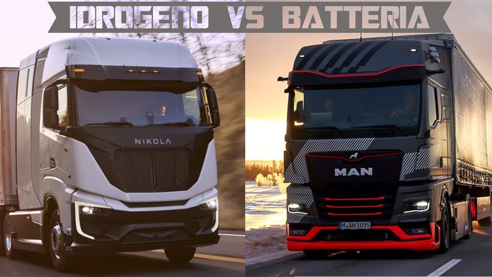 idrogeno vs batteria? camion a confronto