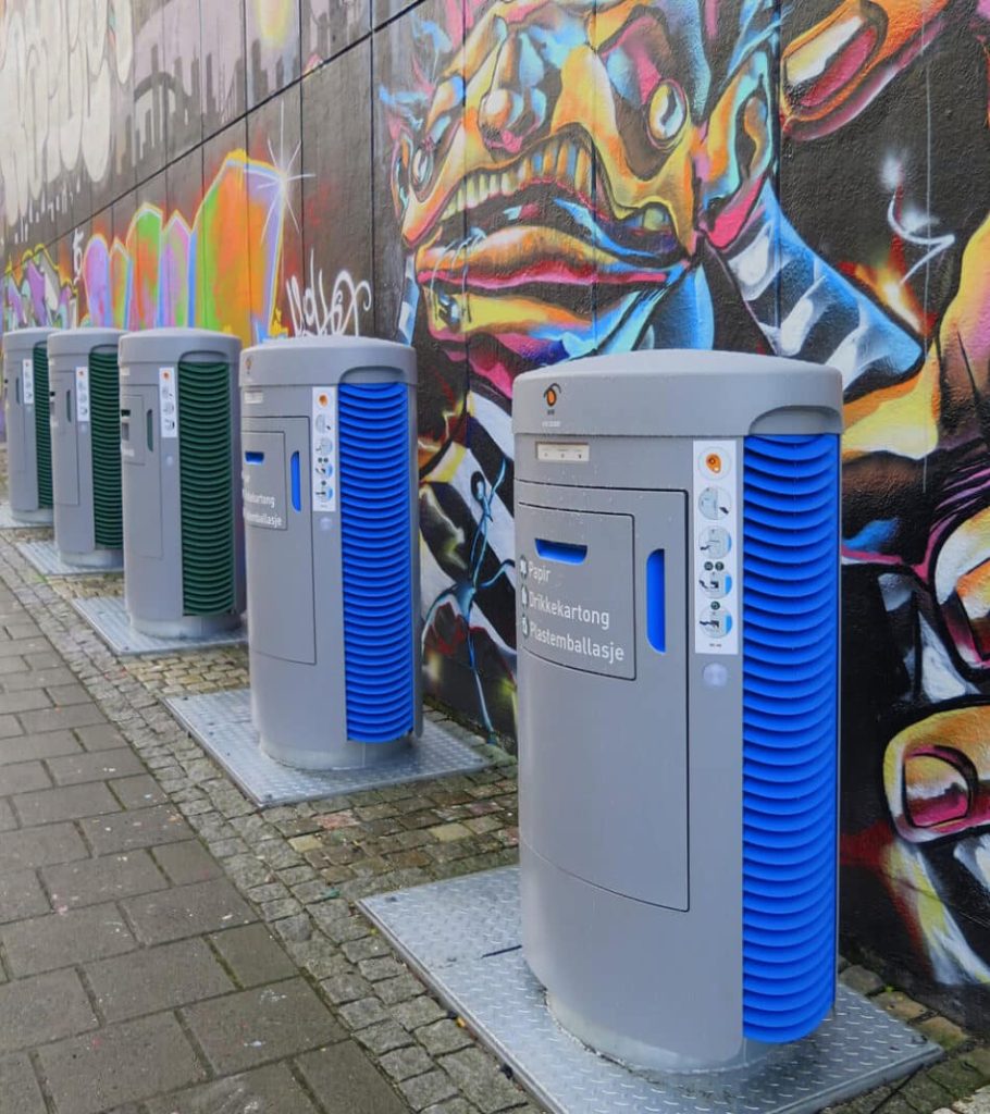 I terminali di accesso al sistema pneumatico di rifiuti di Bergen (Norvegia) | Elettronauti.it