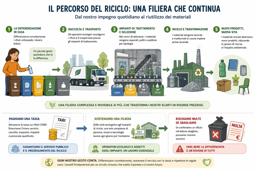 I vari processi della raccolta differenziata | Elettronauti.it