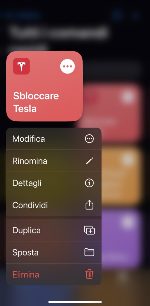 Tener premuto il comando selezionato e selezionare "Modifica" | Elettronauti.it