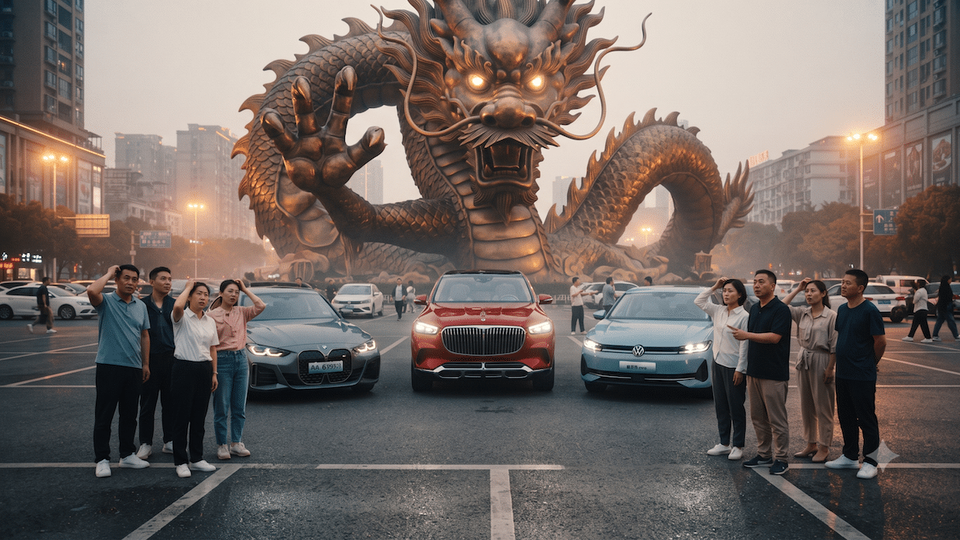 Crolla la produzione di auto tedesche in Cina