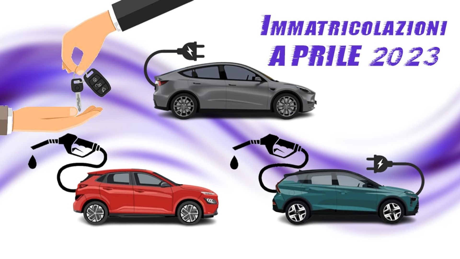 Immatricolazioni auto Italia: ad Aprile elettriche al 3,1%