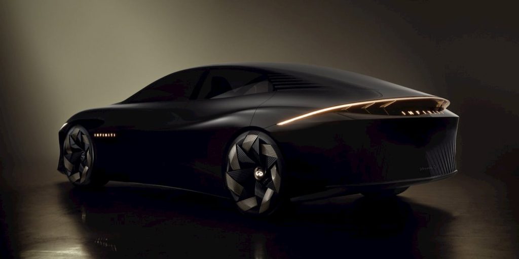 Infiniti presenta la berlina elettrica Vision Qe, un'anteprima del primo veicolo elettrico del marchio. | Elettronauti.it