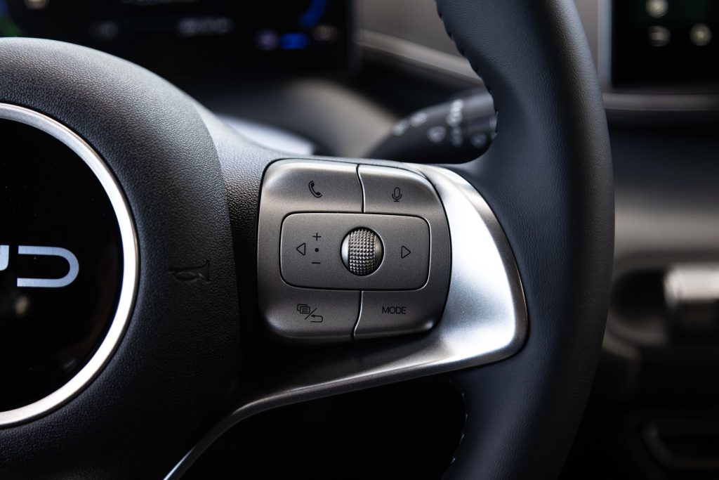 interni byd dolphin surf pulsanti al volante per gestione dei media
