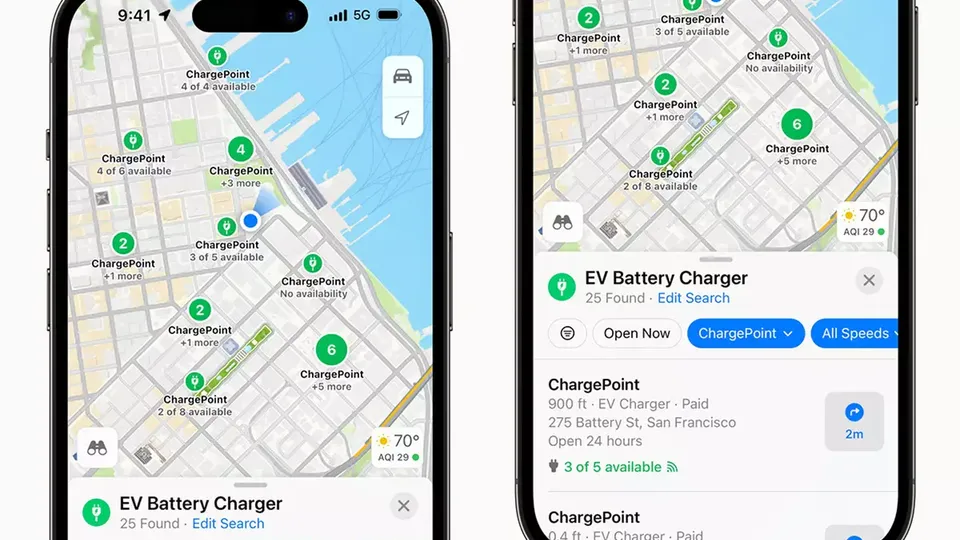 iOS 17 introdurrà il monitoraggio della ricarica per le EV