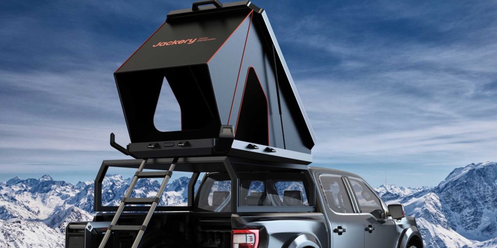 Jackery presenta al CES 2024 un concetto di tenda da tetto con pannelli solari pieghevoli da 1.000W | Elettronauti.it