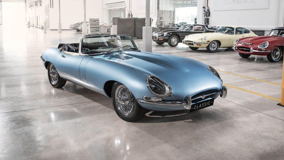 Jaguar e-Type Retrofittata Anteriore