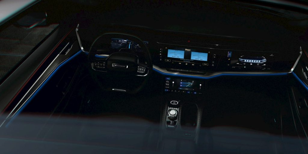 Jeep ci offre un  primo sguardo all'interno della nuova Wagoneer S completamente elettrica | Elettronauti.it