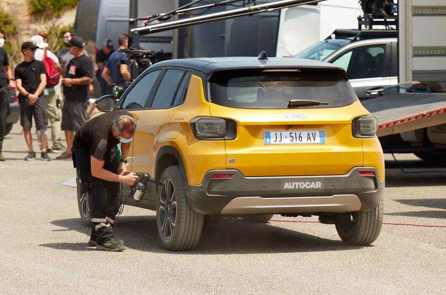 jeep elettrica posteriore