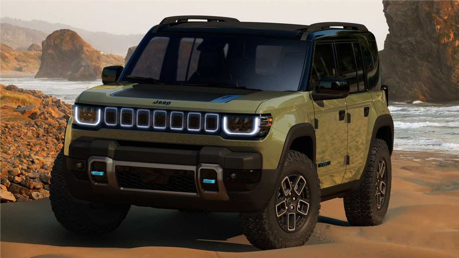 Jeep ha mostrato il Recon Moab 4xe totalmente elettrico ai concessionari americani