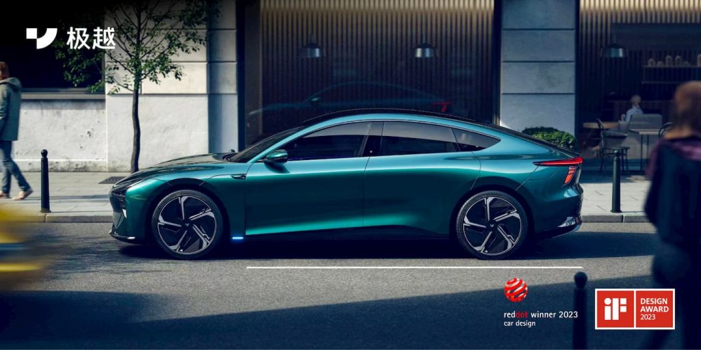JiYue 07 presentata come elegante berlina elettrica per sfidare la Tesla Model 3 con basi Volvo. | Elettronauti.it