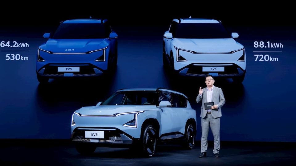 Kia EV5 GT rivela il design sportivo del SUV elettrico