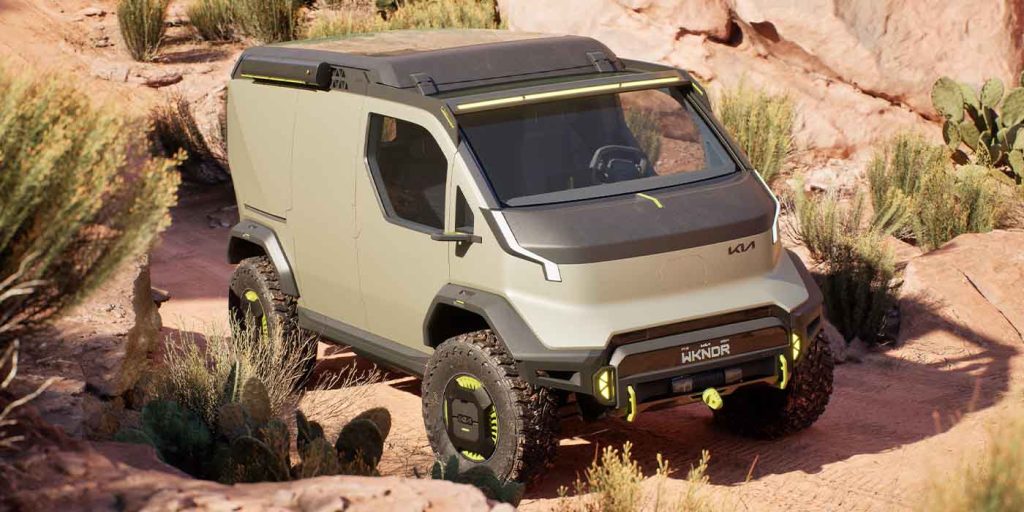 Kia presenta al SEMA i Concept EV9 “ADVNTR” ed il PV5 “WKNDR”. | Elettronauti.it